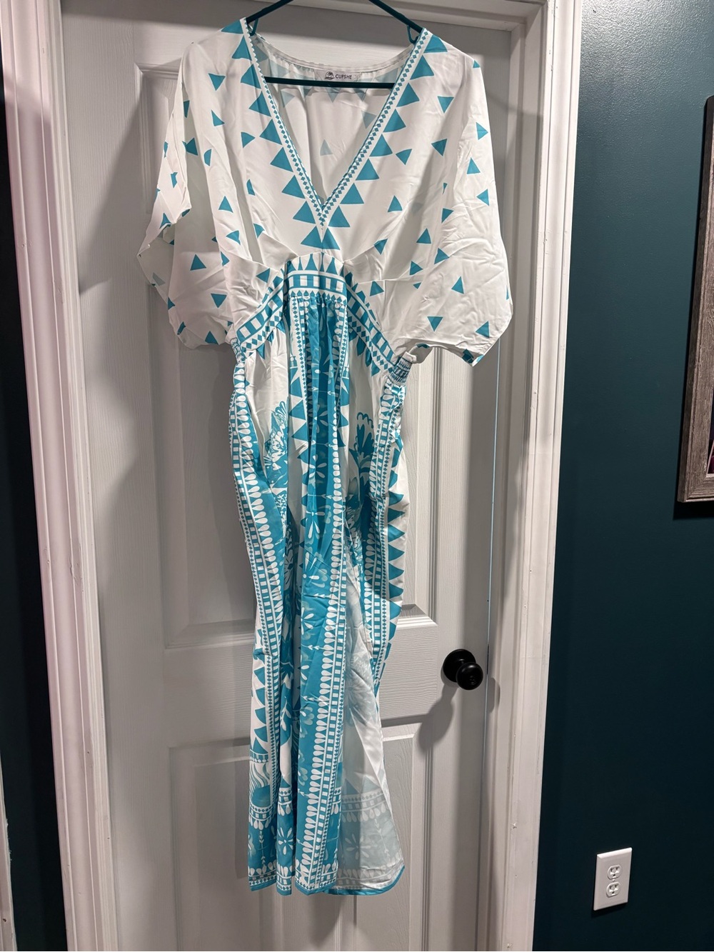 Cupshe Modern Rhythm Ornate Maxi Dress